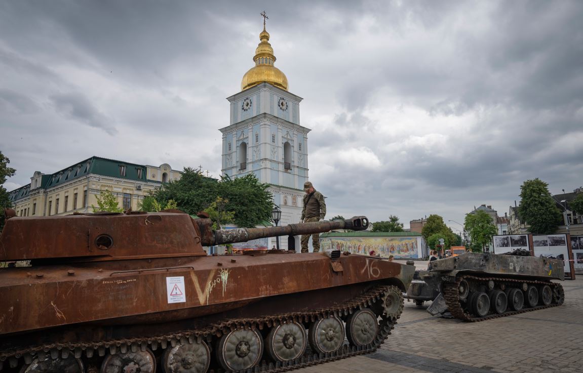 Kijev rat, tenkovi foto AP