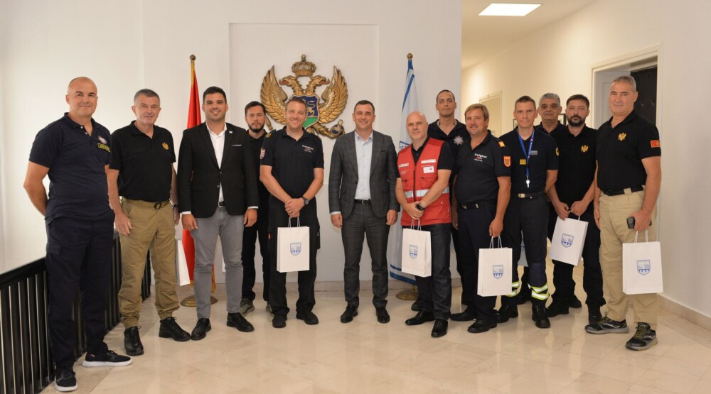 Opština Danilovgrad organizovala prijem za vatrogasce iz Austrije i Švajcarske