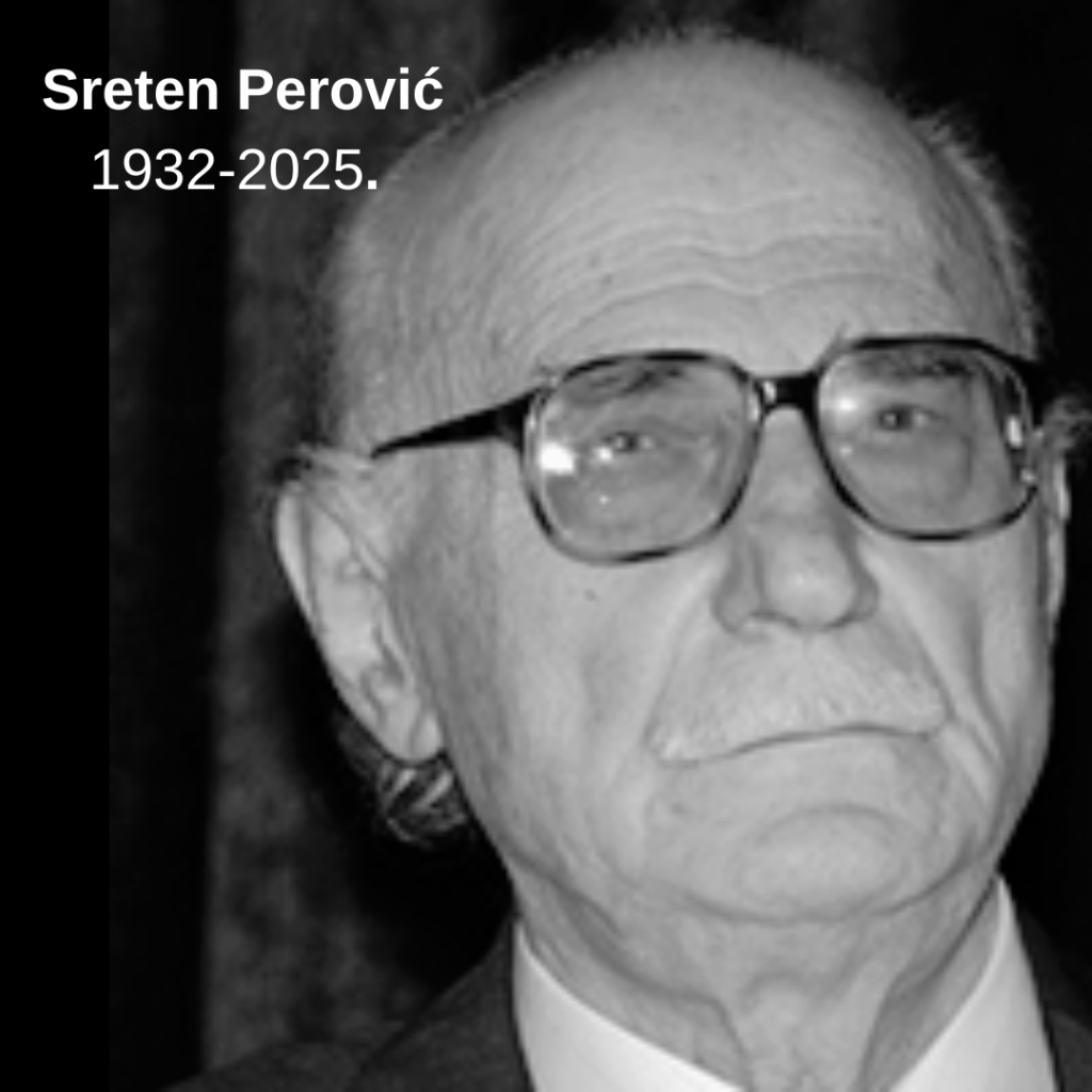CNP: Komemoracija povodom smrti Sretena Perovića u utorak