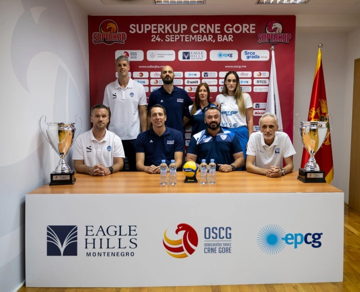 Danas Superkup odbojkaša i odbojkašica u Baru