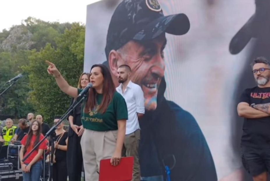 Tokom protesta na Cetinju dominirale slike Nena Kaluđerovića; Miličić: Glorifikacija optuženog za zločine 11 Tokom protesta na Cetinju dominirale slike Nena Kaluđerovića; Miličić: Glorifikacija optuženog za zločine
