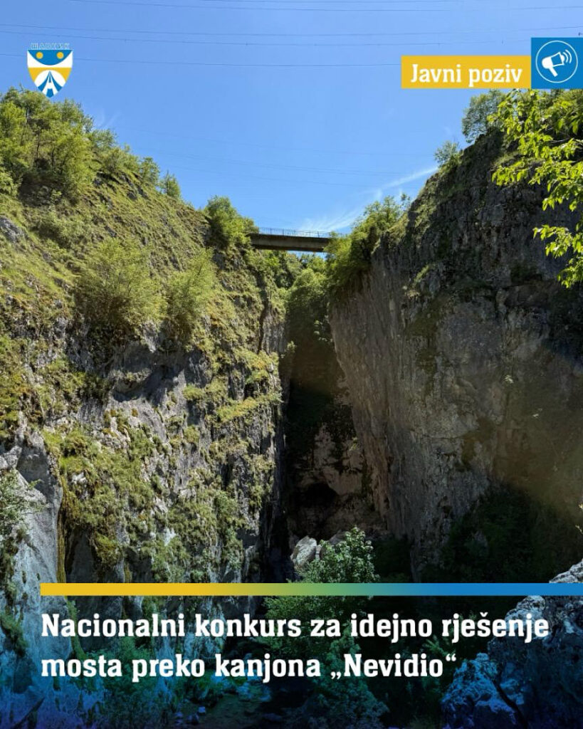 Raspisan nacionalni konkurs za idejno rješenje mosta preko kanjona Nevidio