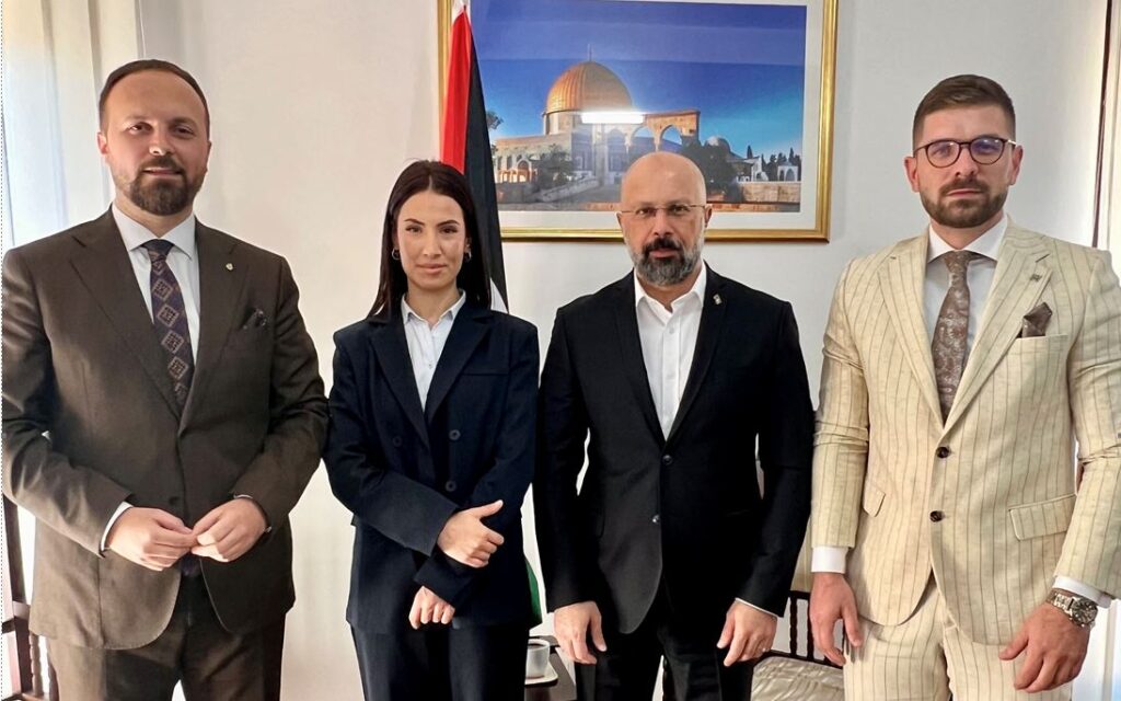 Predstavnici BDP sa ambasadorom Palestine u Crnoj Gori
