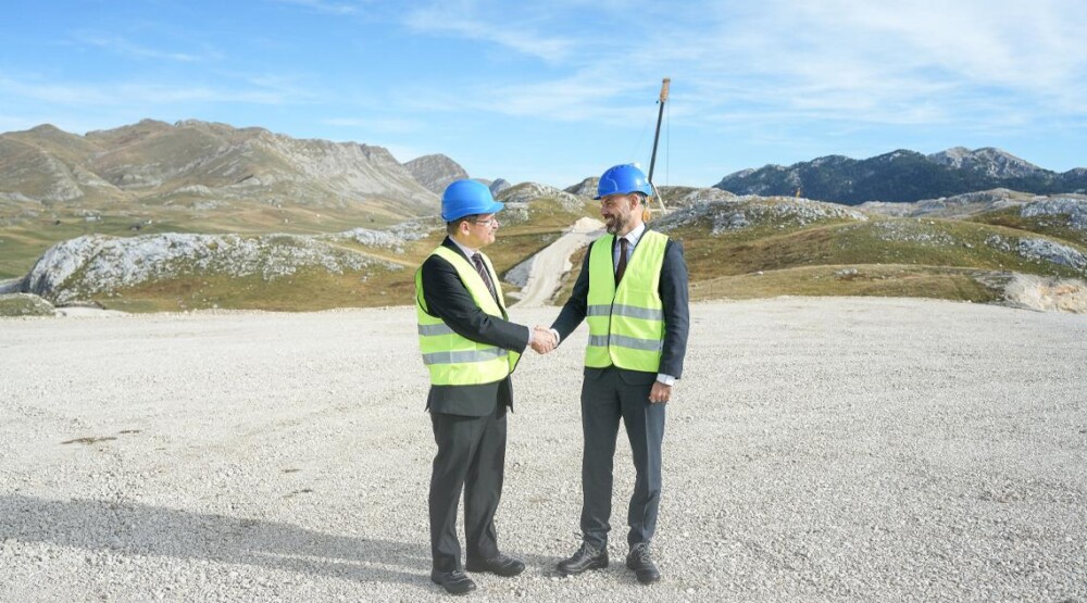 Felten posjetio VE „Gvozd“: počela montaža vjetroturbina