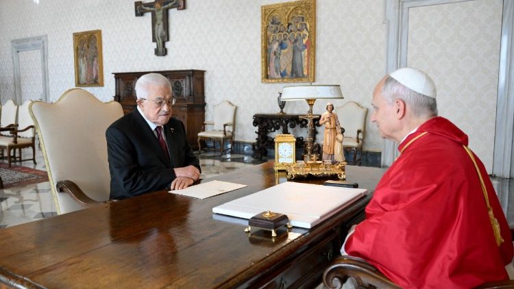 Papa Lav se sastao s palestinskim predsjednikom Mahmoudom Abasom