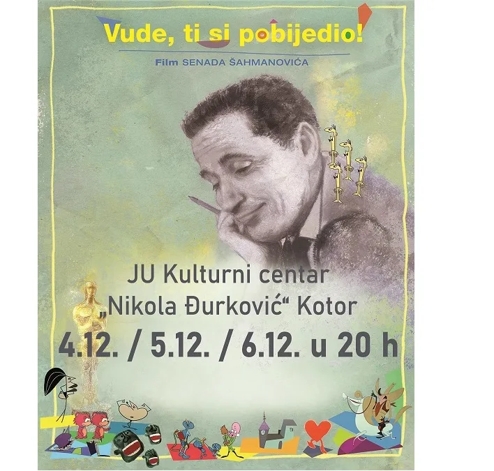 Film „Vude, ti si pobijedio“ pred kotorskom publikom