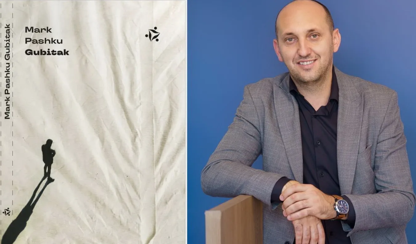 Roman Gubitnik i autor Mark Pashku