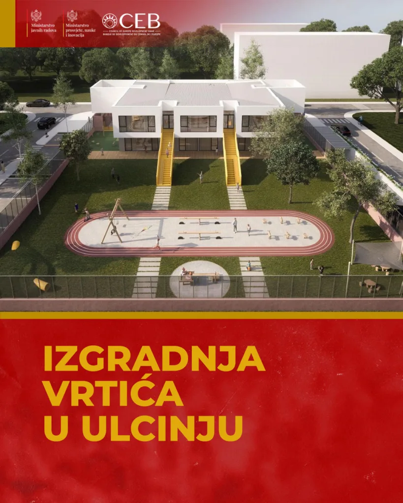 Raspisana javna nabavka za gradnju vrtića u Ulcinju