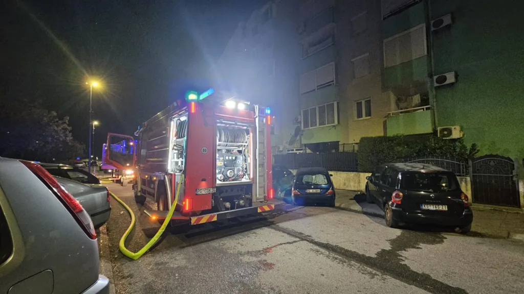 Požar u stanu na Starom aerodromu, pričinjena veća materijalna šteta