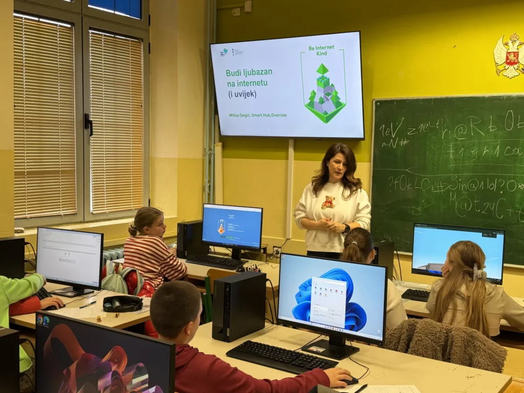 “Budi Internet Genijalac” realizovan i u školi na Cetinju 9 “Budi Internet Genijalac” realizovan i u školi na Cetinju