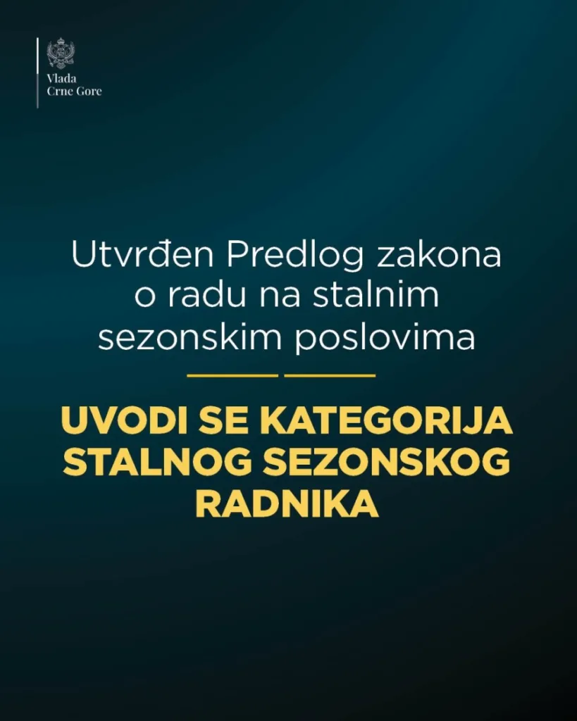 Vlada uvela kategoriju stalnog sezonskog radnika