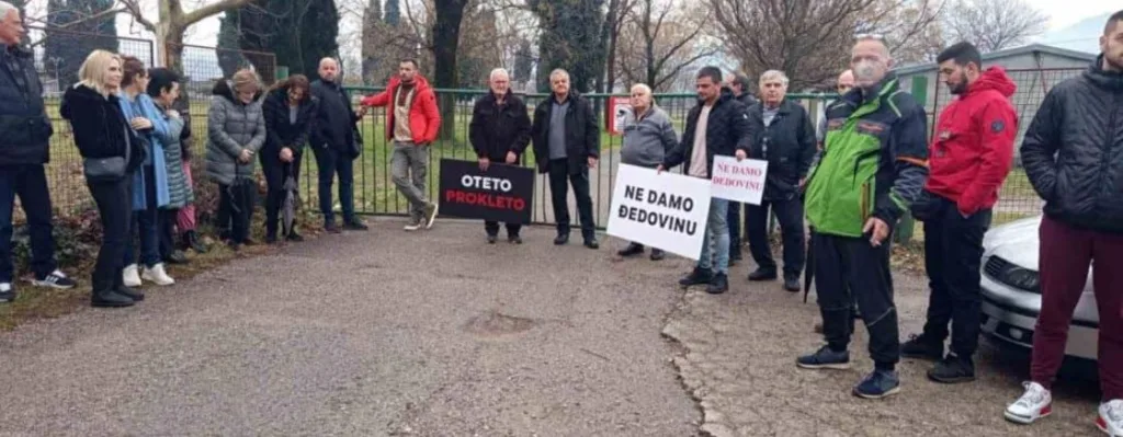 Mještani Gornje Gorice protestovali ispred Konjičkog kluba „Budućnost“