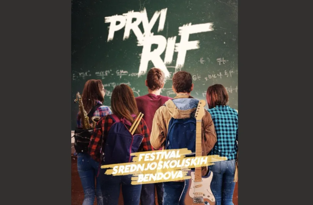 Raspisan Javni poziv za Festival srednjoškolskih bendova „Prvi rif“