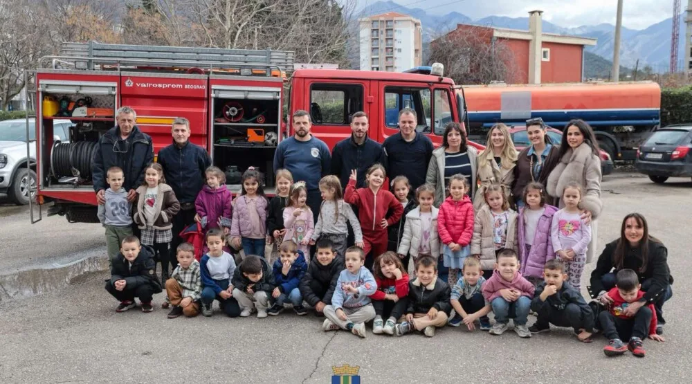 Barska Služba zaštite i spašavanja otvorila vrata Vatrogasne stanice za predškolce