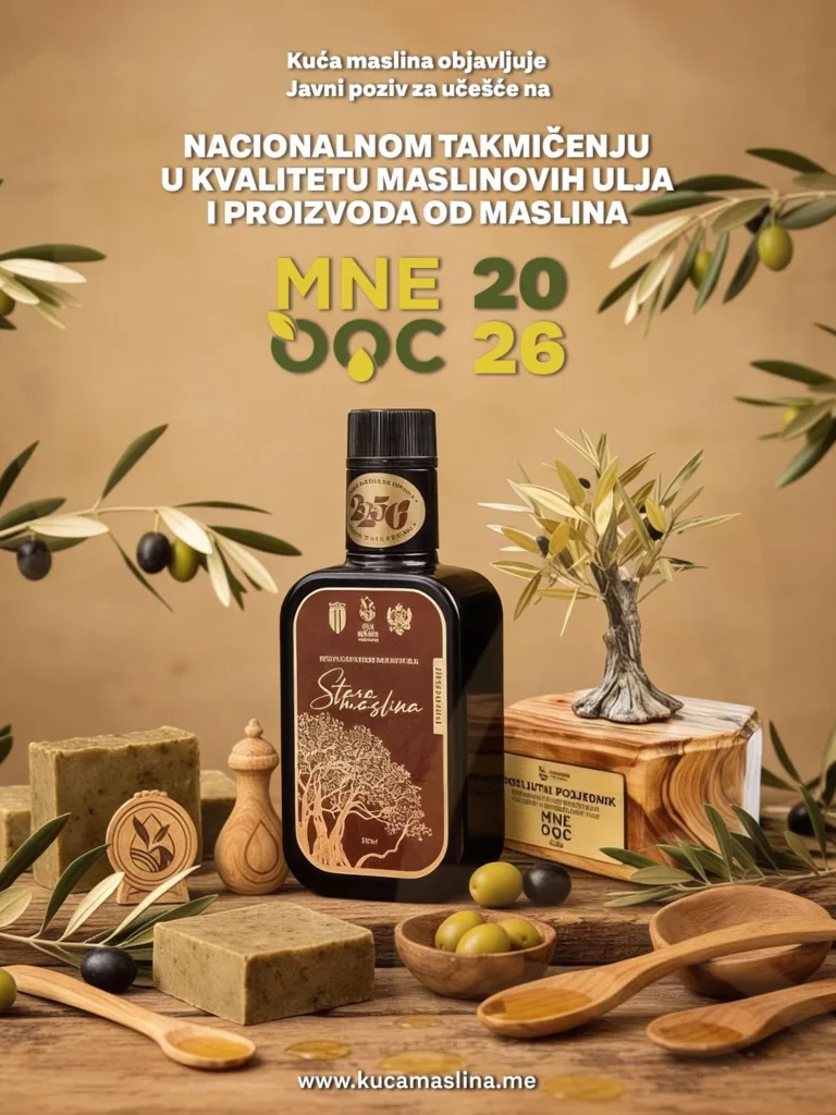 Nacionalno takmičenje u kvalitetu maslinovih ulja i proizvoda od maslina 2026.