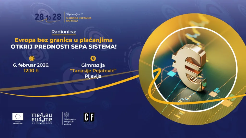 Radionica za srednjoškolce o prednostima SEPA sistema plaćanja 20 Radionica za srednjoškolce o prednostima SEPA sistema plaćanja