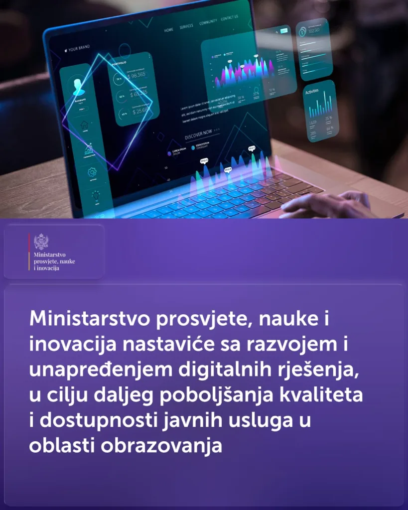 Elektronske usluge MPNI ključni segment modernizacije i efikasnijeg funkcionisanja sistema obrazovanja