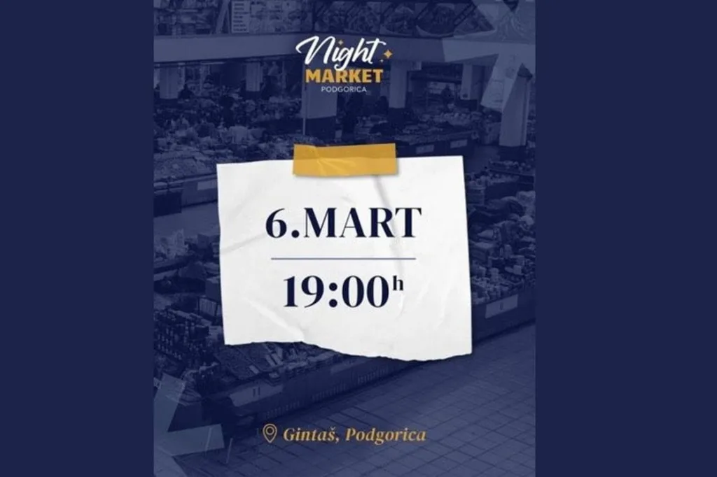 Prvi Podgorički Night Market večeras u Gintašu 5 Prvi Podgorički Night Market večeras u Gintašu