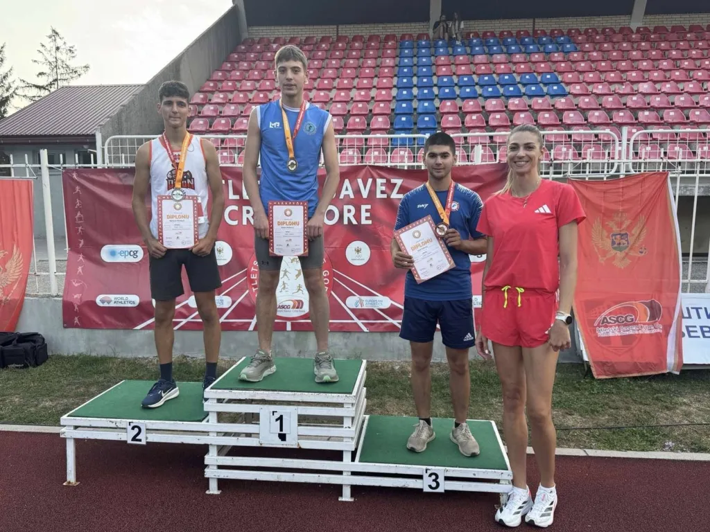 Roćenović postavio juniorski rekord, Pešić i Drobnjak osvojili najviše medalja, Vukovic bez konkurencije