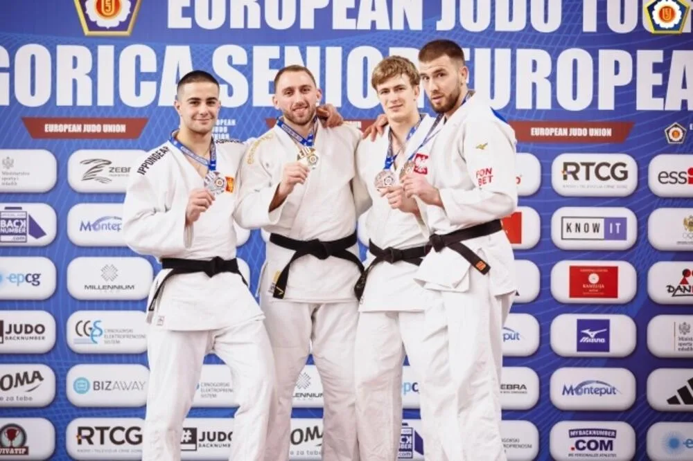 Raičević zlatni, sedam medalja za crnogorski džudo