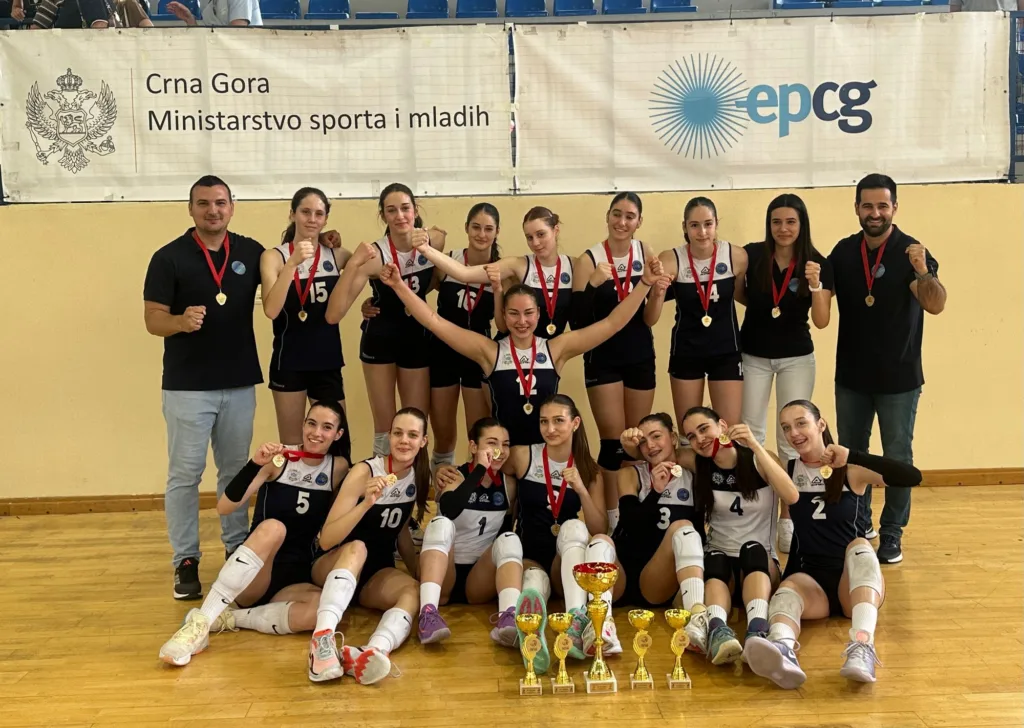 Juniorke Budućnosti šampionke Crne Gore