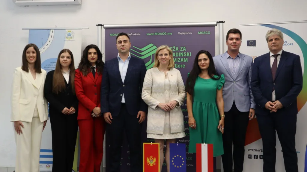Šefica austrijske diplomatije sa MOACG: Mladi su garant demokratskog i evropskog napretka Crne Gore 15 Šefica austrijske diplomatije sa MOACG: Mladi su garant demokratskog i evropskog napretka Crne Gore