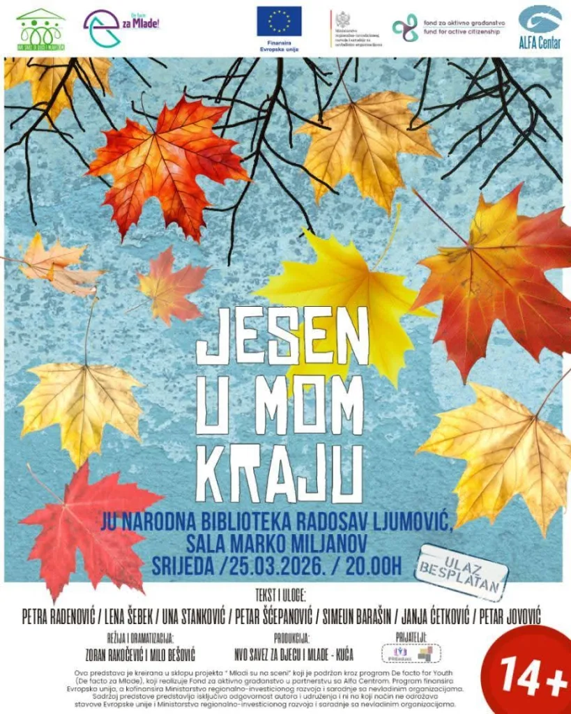Predstava „Jesen u mom kraju“ u NB „Radosav Ljumović“ 13 Predstava „Jesen u mom kraju“ u NB „Radosav Ljumović“