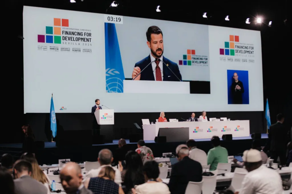 Milatović na Konferenciji UN-a u Sevilji: Održivi razvoj nije izbor, već put ka boljoj budućnosti 