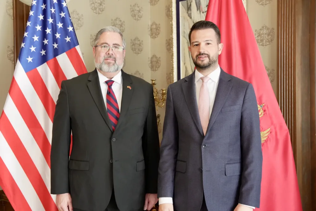 Milatović razgovarao sa novim otpravnikom poslova Majklom Kizom: SAD strateški partner i pouzdan saveznik