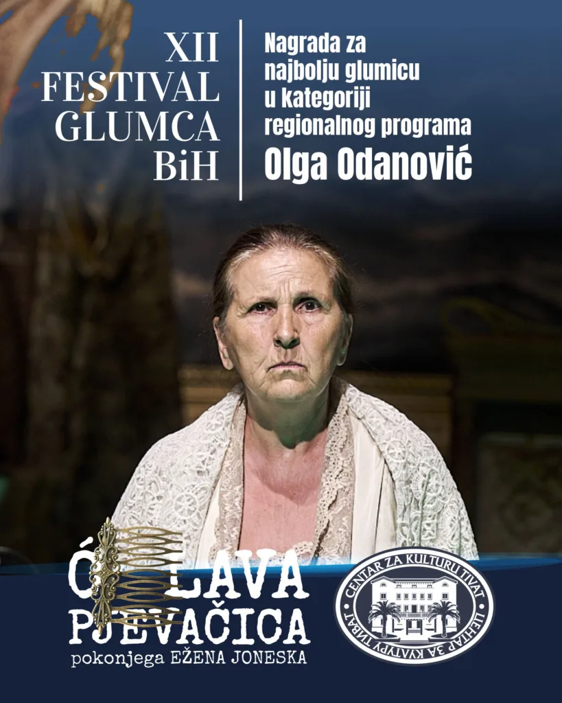 „Ćelava pjevačica“ osvojila tri nagrade na Festivalu glumca u Konjicu