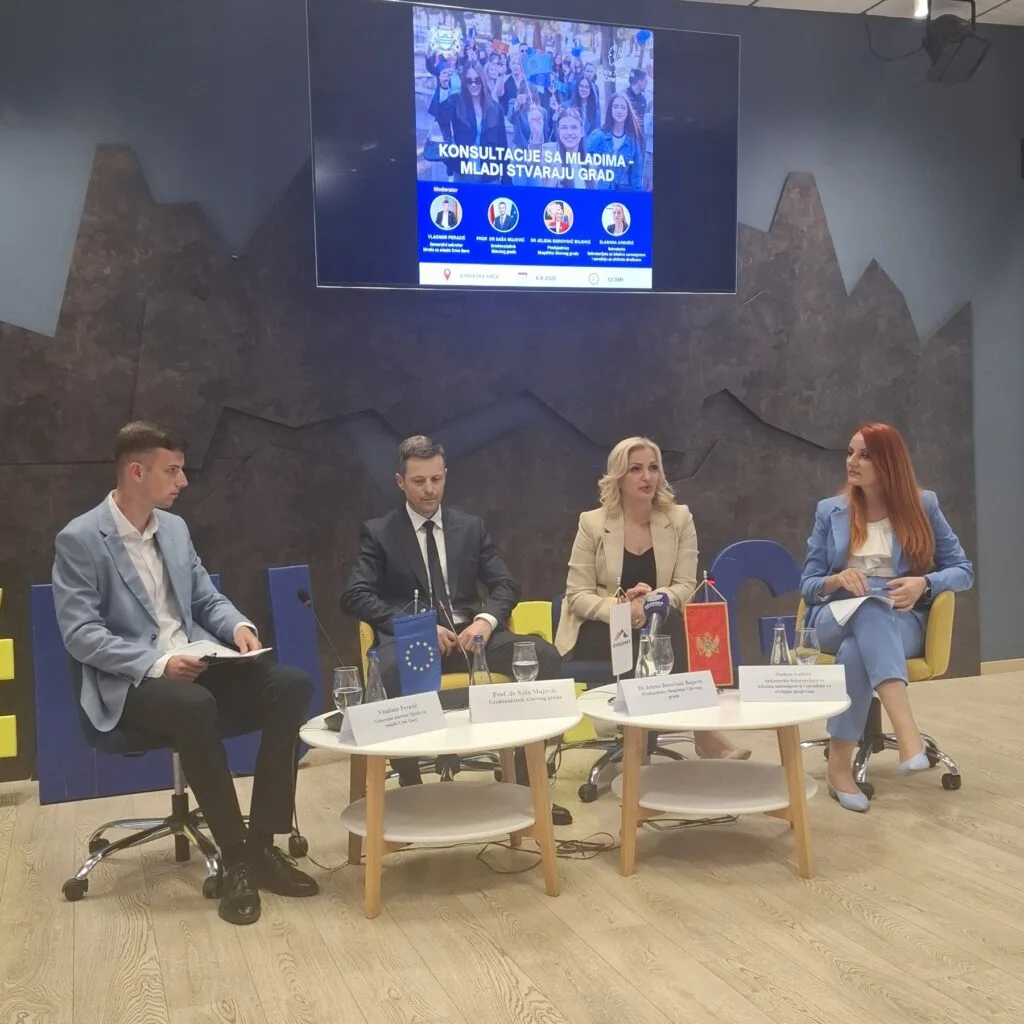 Podgorica u centru pažnje mladih: Održane konsultacije u okviru kandidature za Evropsku prijestonicu mladih 2028