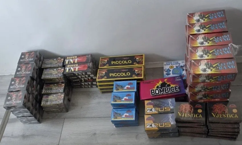U Nikšiću oduzeto skoro 11.000 petardi