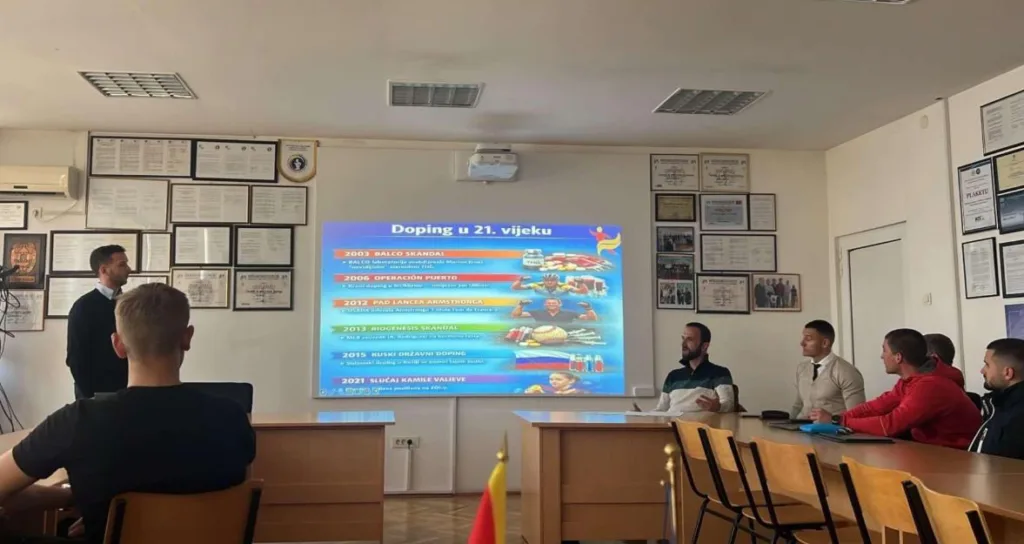 Održano predavanje o antidopingu na Fakultetu za sport i fizičko vaspitanje
