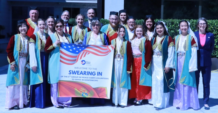 Fifteen Peace Corps volunteers take oath of service in Montenegro 1
