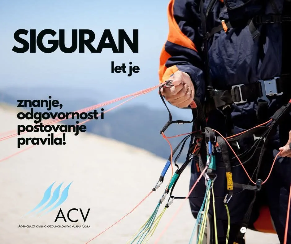 Agencija za civilno vazduhoplovstvo: Letenje paraglajderom samo sa licencom i ovlašćenjem