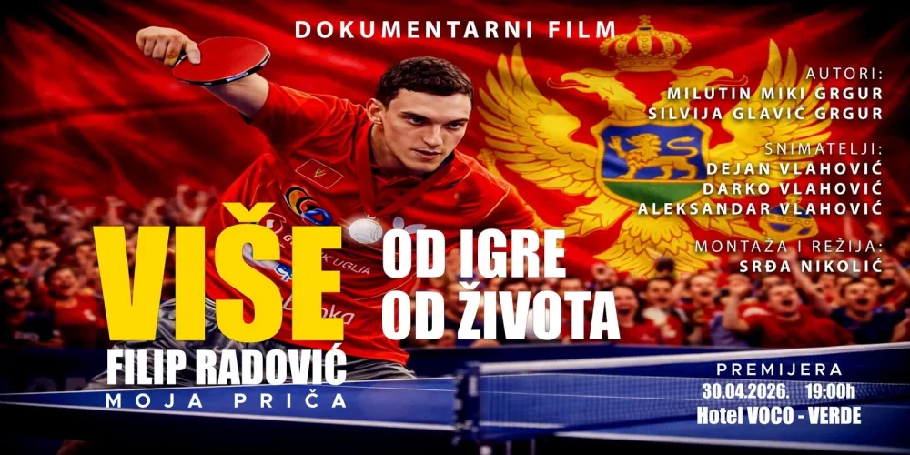 Sjutra premijera dokumentarnog filma o parastonoteniseru Fillipu Radoviću 1 Sjutra premijera dokumentarnog filma o parastonoteniseru Fillipu Radoviću
