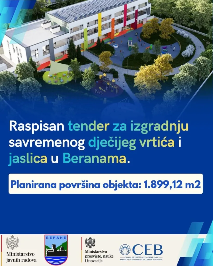 Berane: Izvjesna gradnja novog dječjeg vrtića