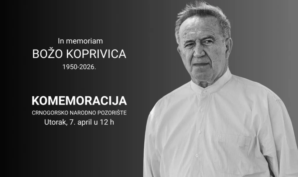 CNP: Komemoracija povodom smrti Boža Koprivice u utorak