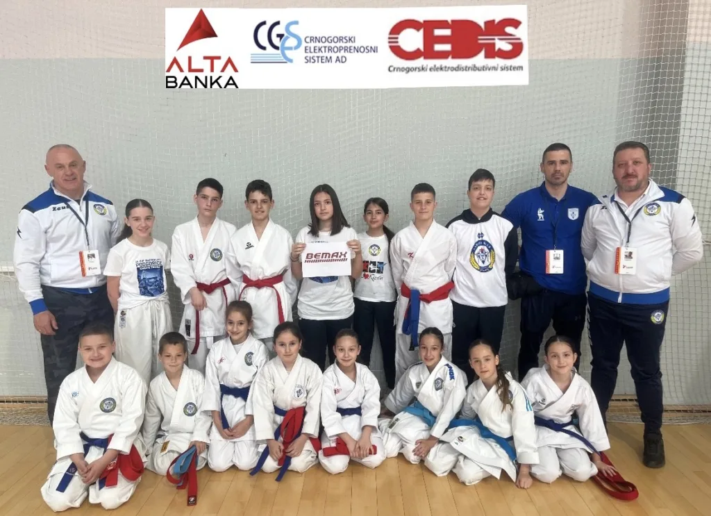 Mladi karatisti Budućnosti četiri medalje na prvenstvu Crne Gore