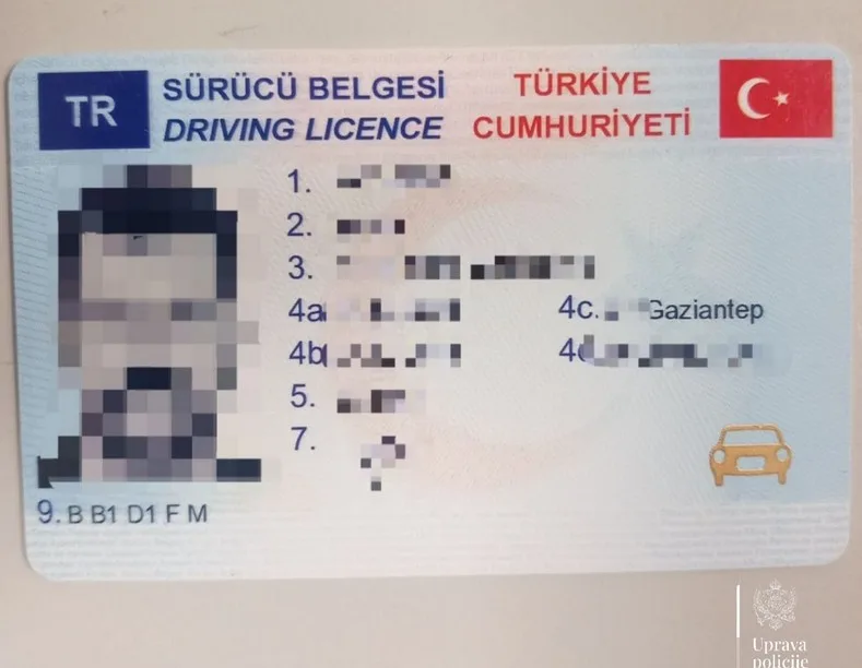 Uhapšen državljanin Turske, vozio sa lažnom dozvolom 16 Uhapšen državljanin Turske, vozio sa lažnom dozvolom