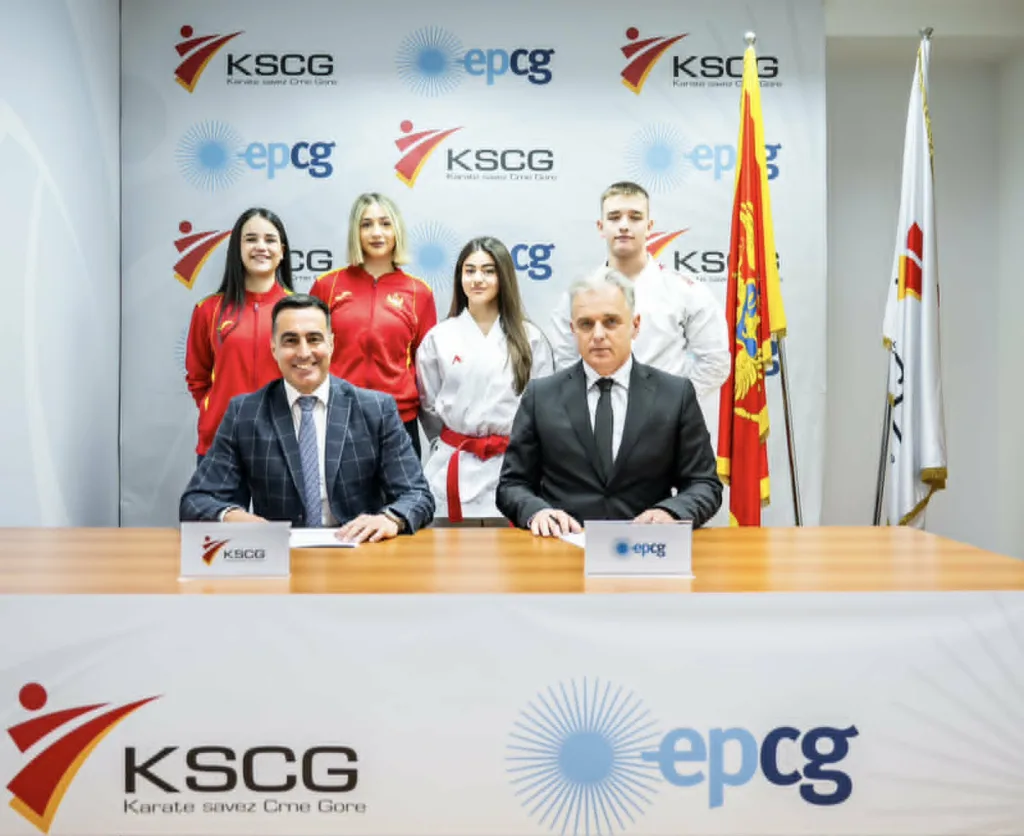 EPCG generalni sponzor Karate saveza Crne Gore