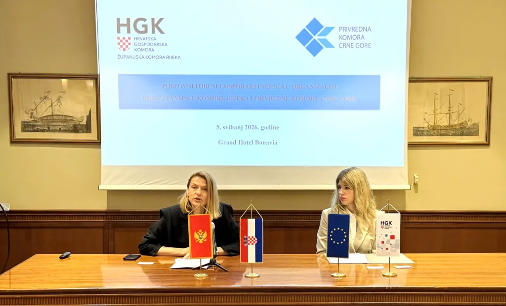 Drakić: Vjerujem da Hrvatska i Crna Gora mogu postati važan stub ekonomskog povezivanja Jadranskog regiona