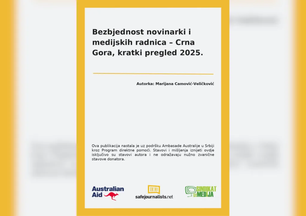 Sindikat medija: Novinarke mete prijetnji, seksističkih komentara i javnog diskreditovanja