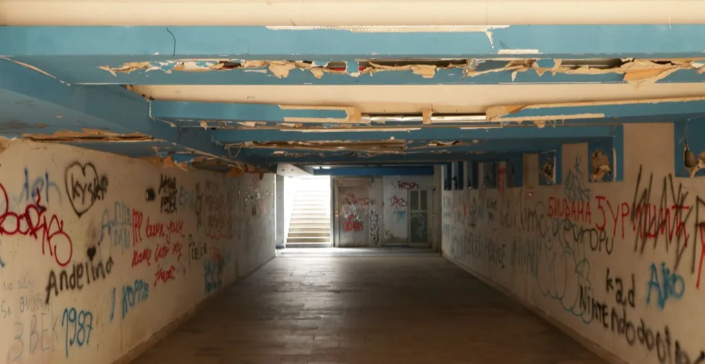 (VIDEO) Zapušten prolaz na Bulevaru Svetog Petra Cetinjskog; Šćepanović: Razmotriti uvođenje novih sadržaja