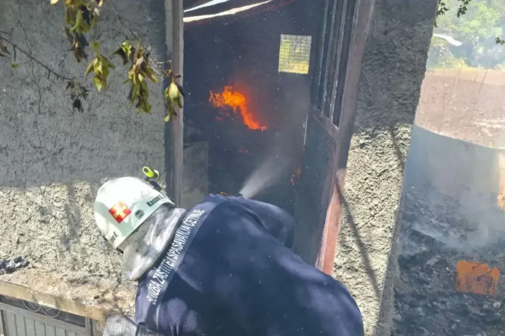 Požar u Markovini, izgorio gornji sprat kuće