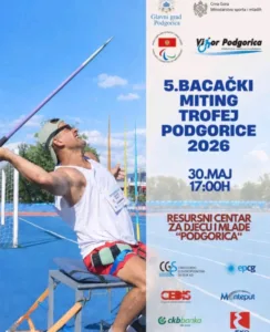 Sjutra bacački miting u Podgorici 2 Sjutra bacački miting u Podgorici
