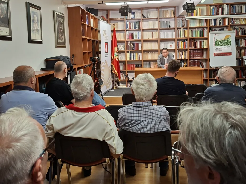 Predavanje „Velji rat 1876/78–2026 – Osvajanje slobode“ održano u Matici crnogorskoj