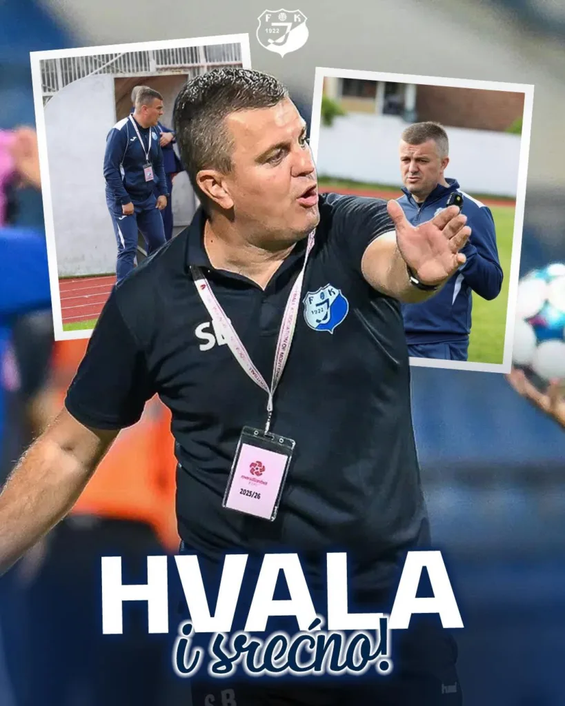 Poslije 11 godina rastanak: Babača više nije trener Jedinstva