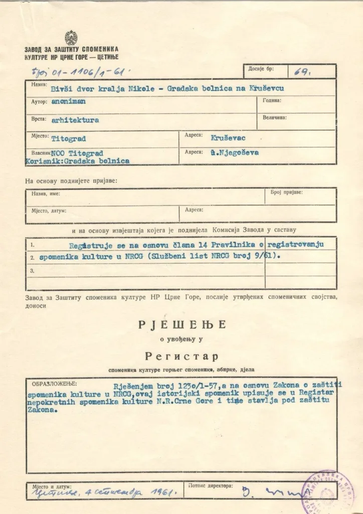 IZVOD IZ RJESENJA