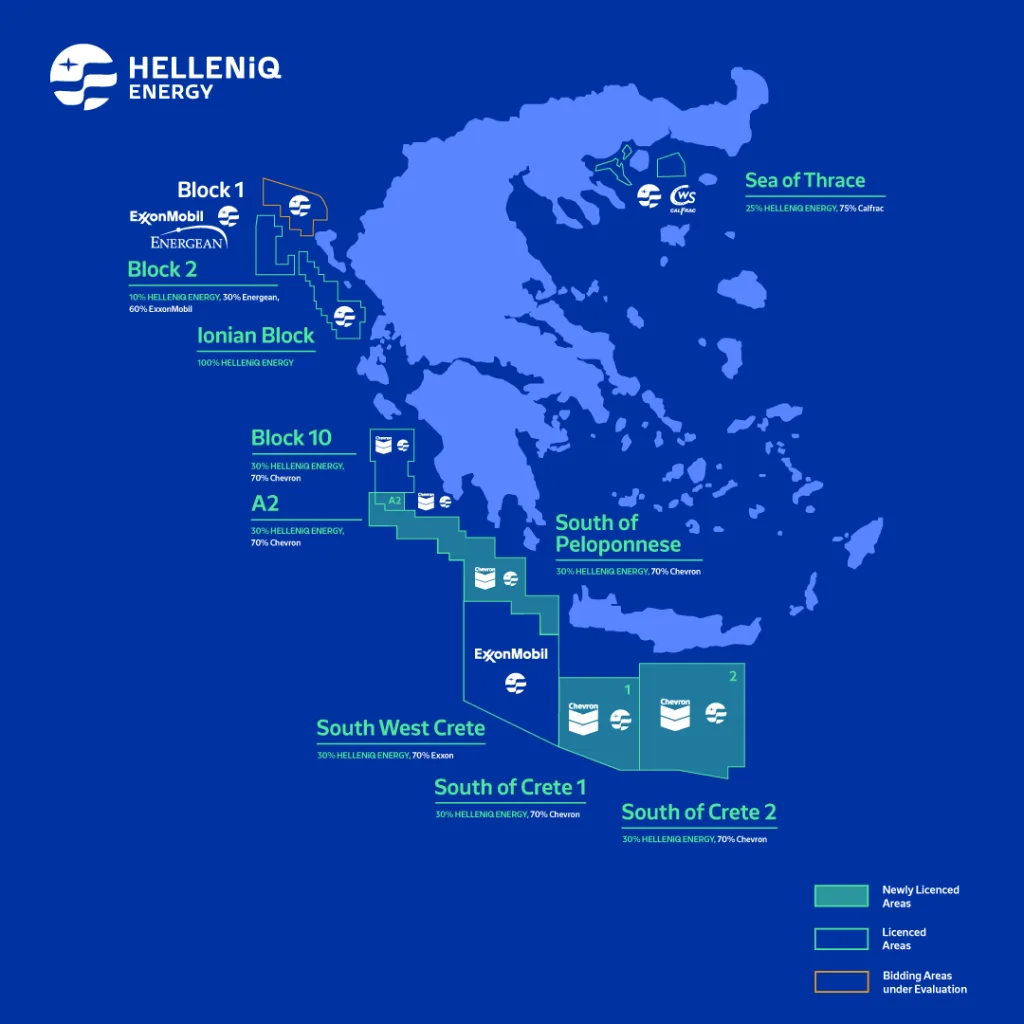 Hellenic Energy proširuje partnerstvo sa kompanijom Chevron još jednim of šor blokom u Jonskom moru 2 UPSTREAM MAP 2026